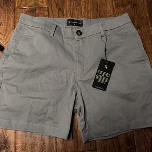 Tailored Athlete Grey Mens Size 34 Muscle Fit Chino